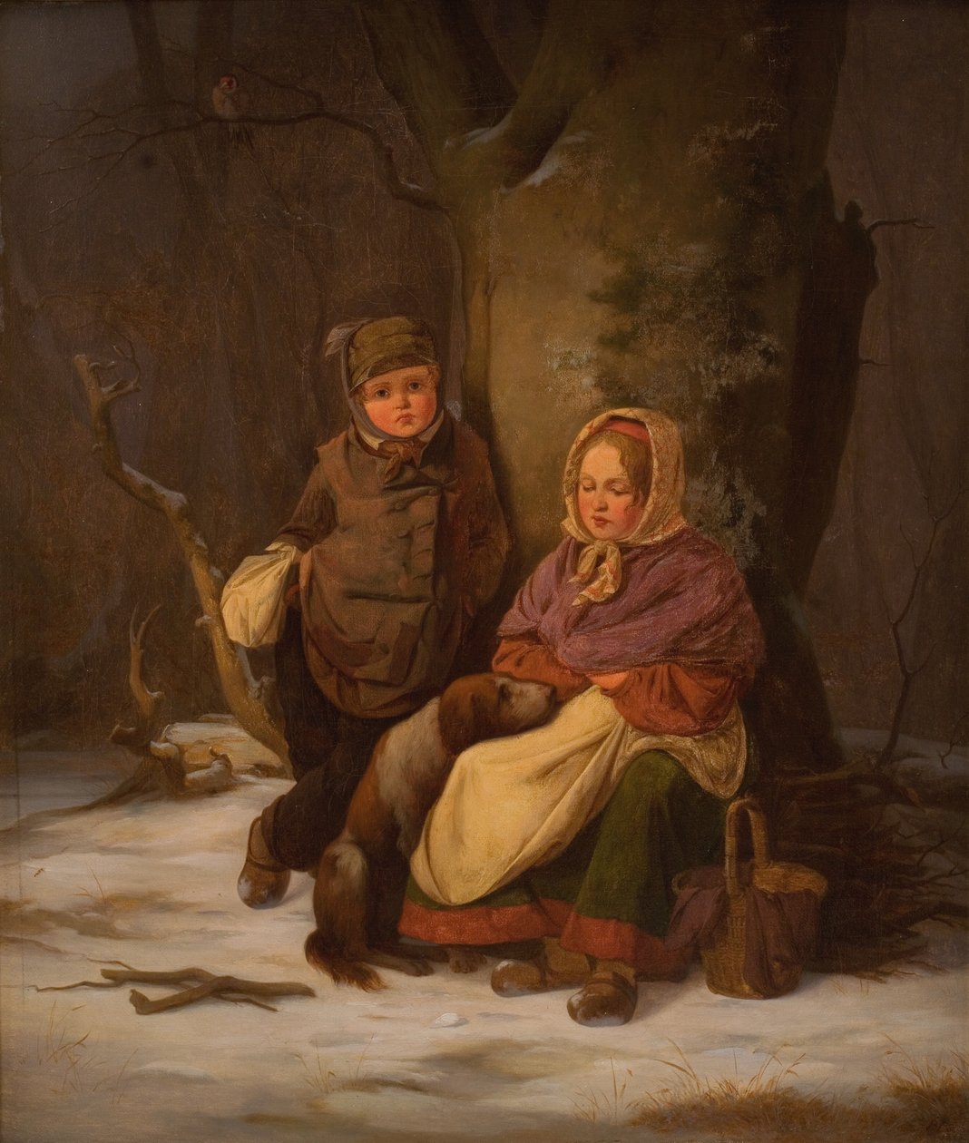 Két szegény gyerek alkotó: Peter Julius Larsen