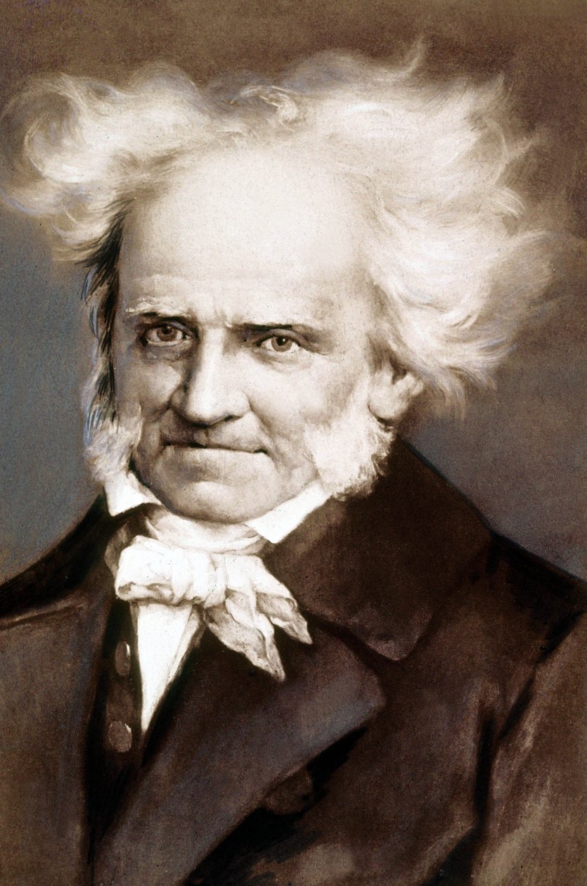 Arthur Schopenhauer (1788-1860) német filozófus fotója Peter Kramer festménye után alkotó: Peter Kramer