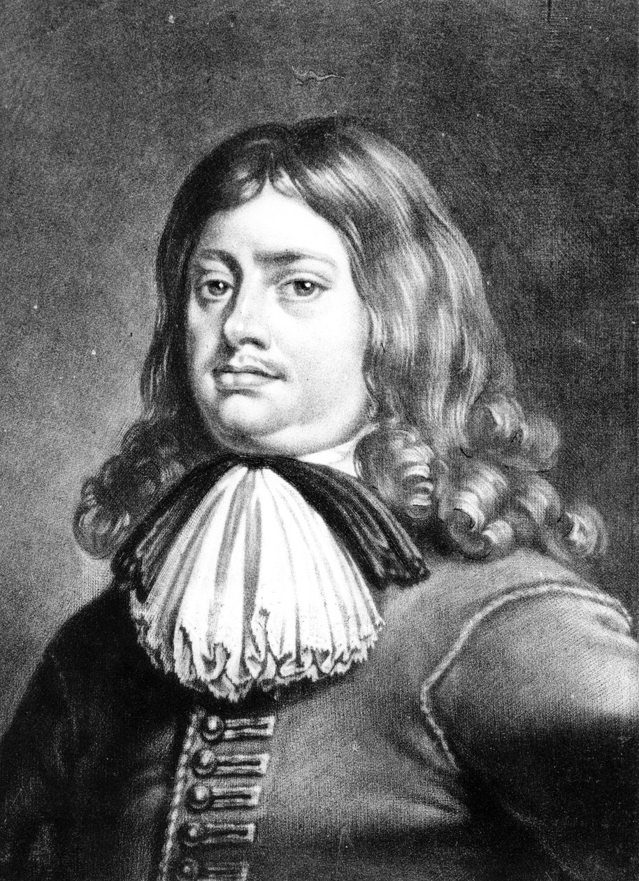 Earl Penn admirális (1644-1718) illusztrációja a „A brit történelemben jeles karakterek portréiból”, Richard Earlom (1743-1822) metszete (mezzotint) alkotó: Peter Lely