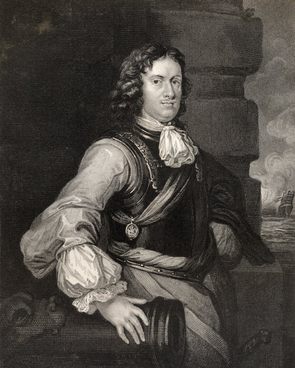 Edward Montagu, metszett H.T. Ryall, a „The National Portrait Gallery IV. kötetből”, 1820 körül jelent meg alkotó: Peter Lely