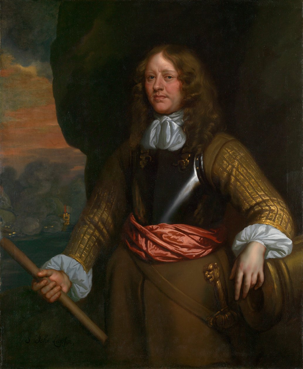 Lowestoft zászlósai: Sir John Lawson admirális (1665): Sir John Lawson admirális (1665) alkotó: Peter Lely