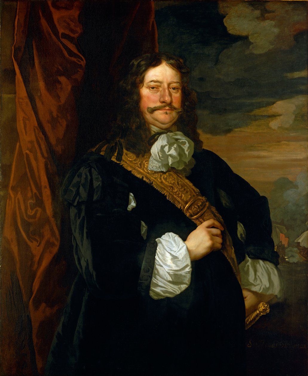 Lowestoft zászlóvivői: Sir Thomas Teddeman ellentengernagy (1620-1668) alkotó: Peter Lely