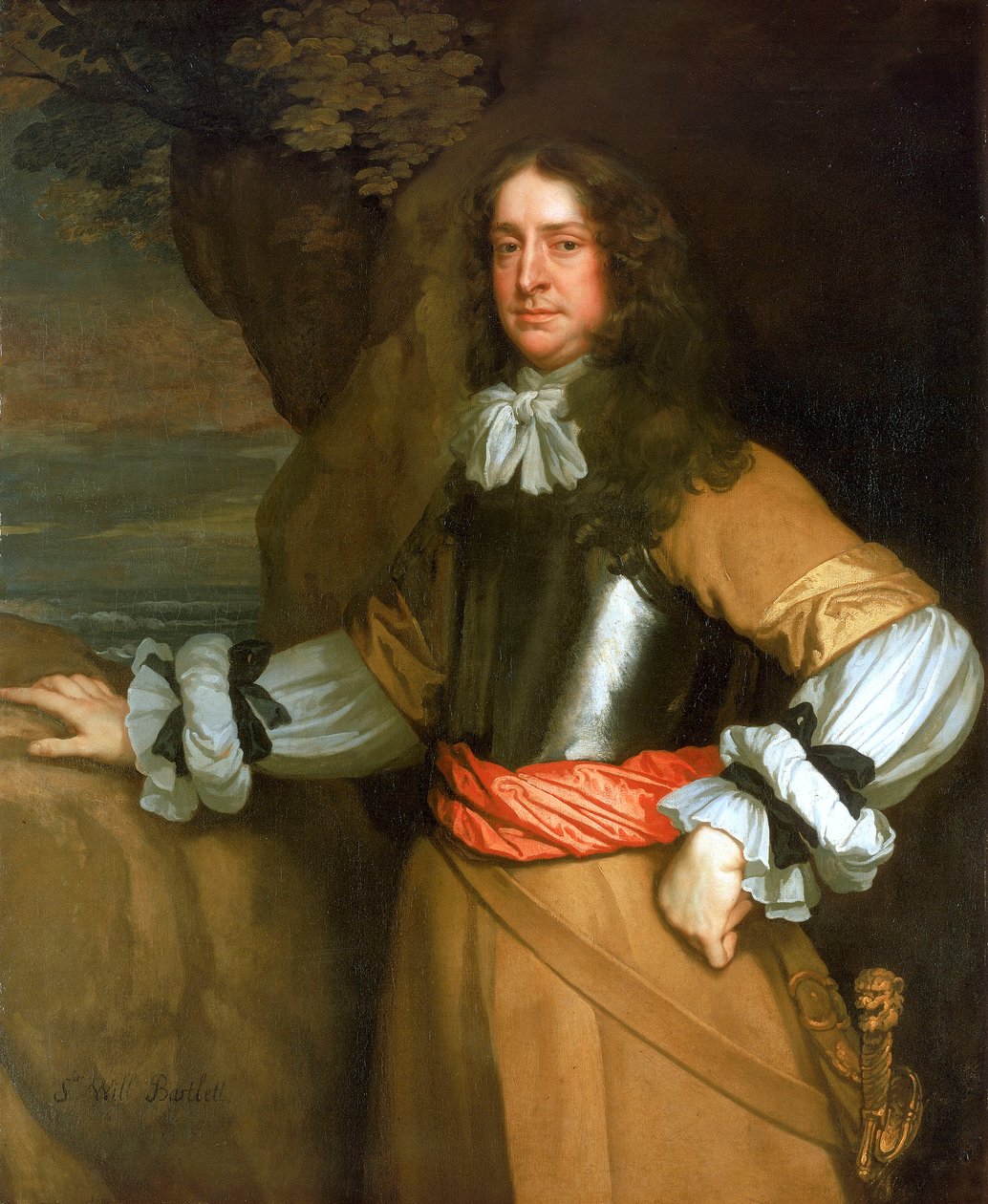 Lowestoft zászlósai: Berkeley ellentengernagy (1639-66) alkotó: Peter Lely