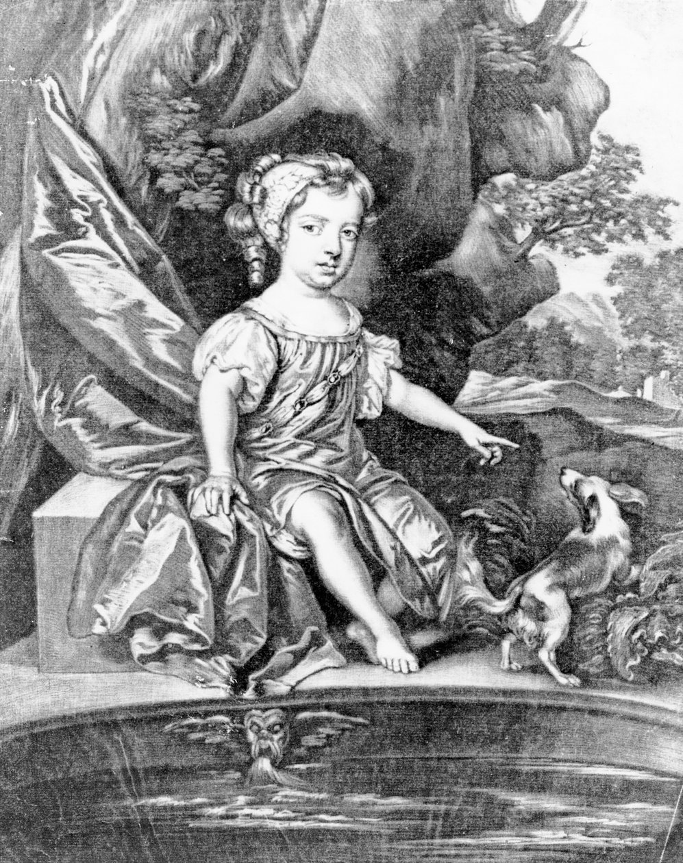 Her Grace The Duchess of Somerset, kiadó: Alex Browne, 1680-as évek (mezzotint) alkotó: Peter Lely