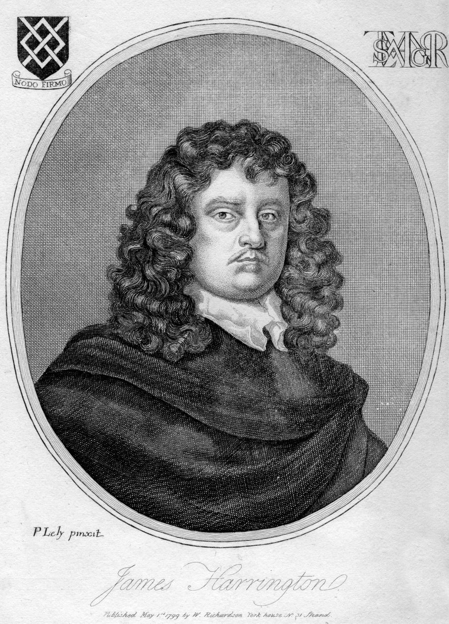 James Harrington 1611-1677, angol politikai teoretikus, 1799. alkotó: Peter Lely