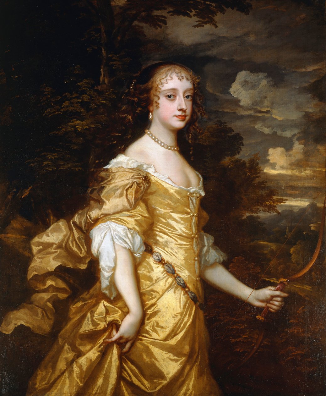 Frances Theresa Stuart, Richmond és Lennox hercegnőjének portréja (1648-1702) alkotó: Peter Lely
