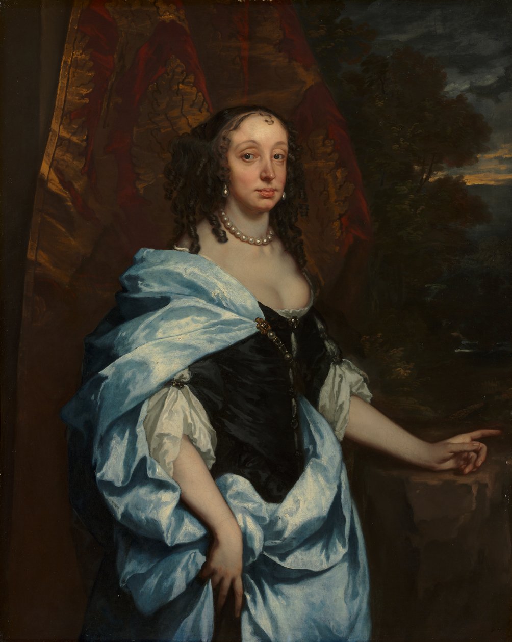 Leneve asszony portréja alkotó: Peter Lely