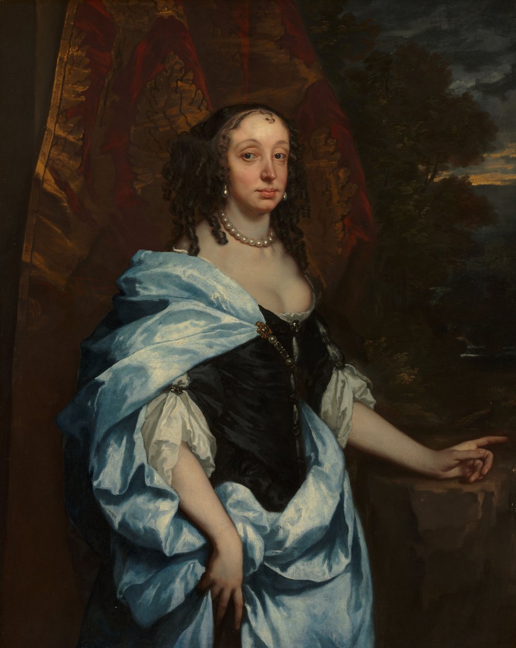 Leneve asszony portréja, 1657 körül (olaj, vászon) alkotó: Peter Lely