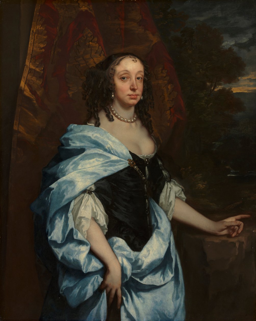 Leneve asszony portréja, c. 1657. alkotó: Peter Lely