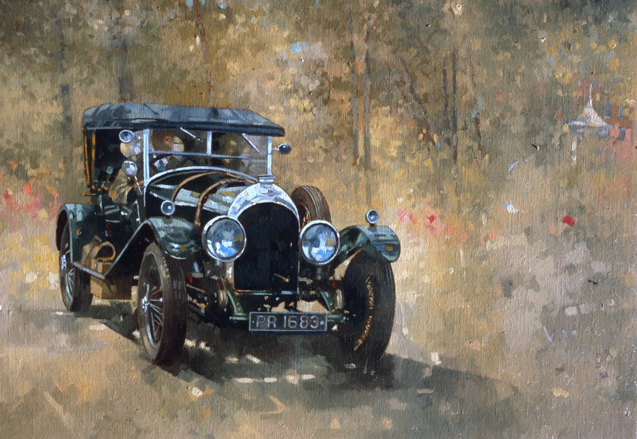 3 literes Bentley a Cottesbrooke-ban (olaj, vászon) alkotó: Peter Miller