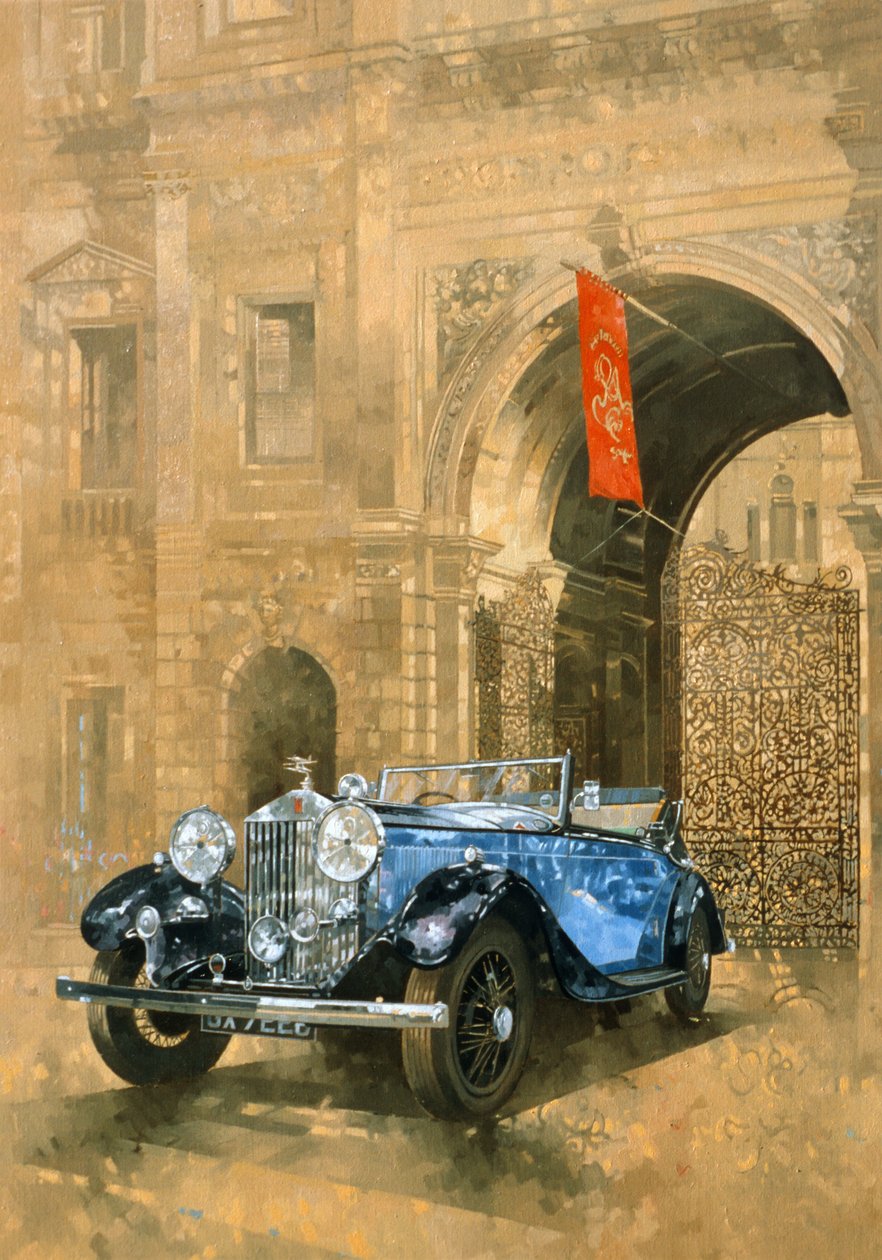 Rolls Royce a Királyi Akadémián (olaj, vászon) alkotó: Peter Miller