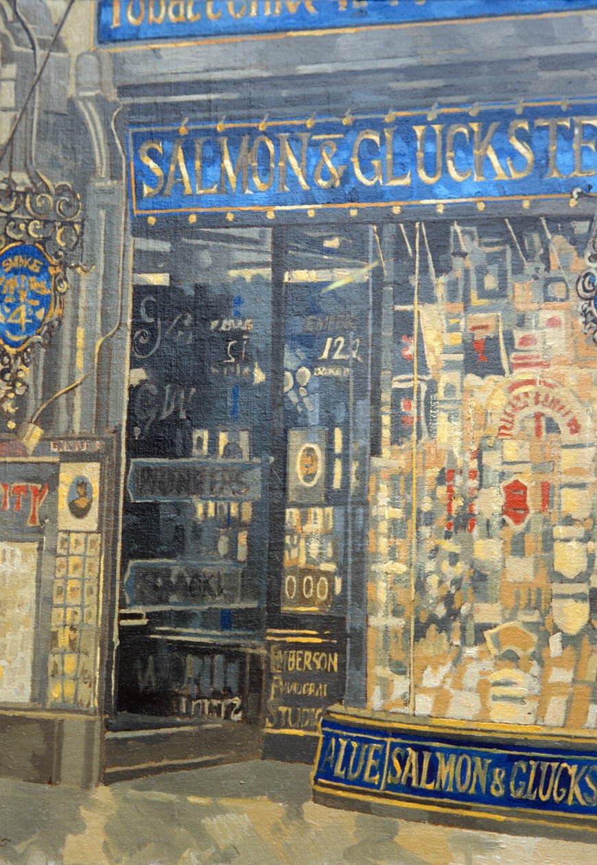 Lazac és Gluckstein, Oxford Street (olaj, vászon) alkotó: Peter Miller