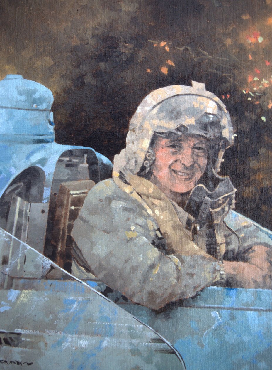 Tanulmány Donald Campbellnek (olaj, vászon) alkotó: Peter Miller