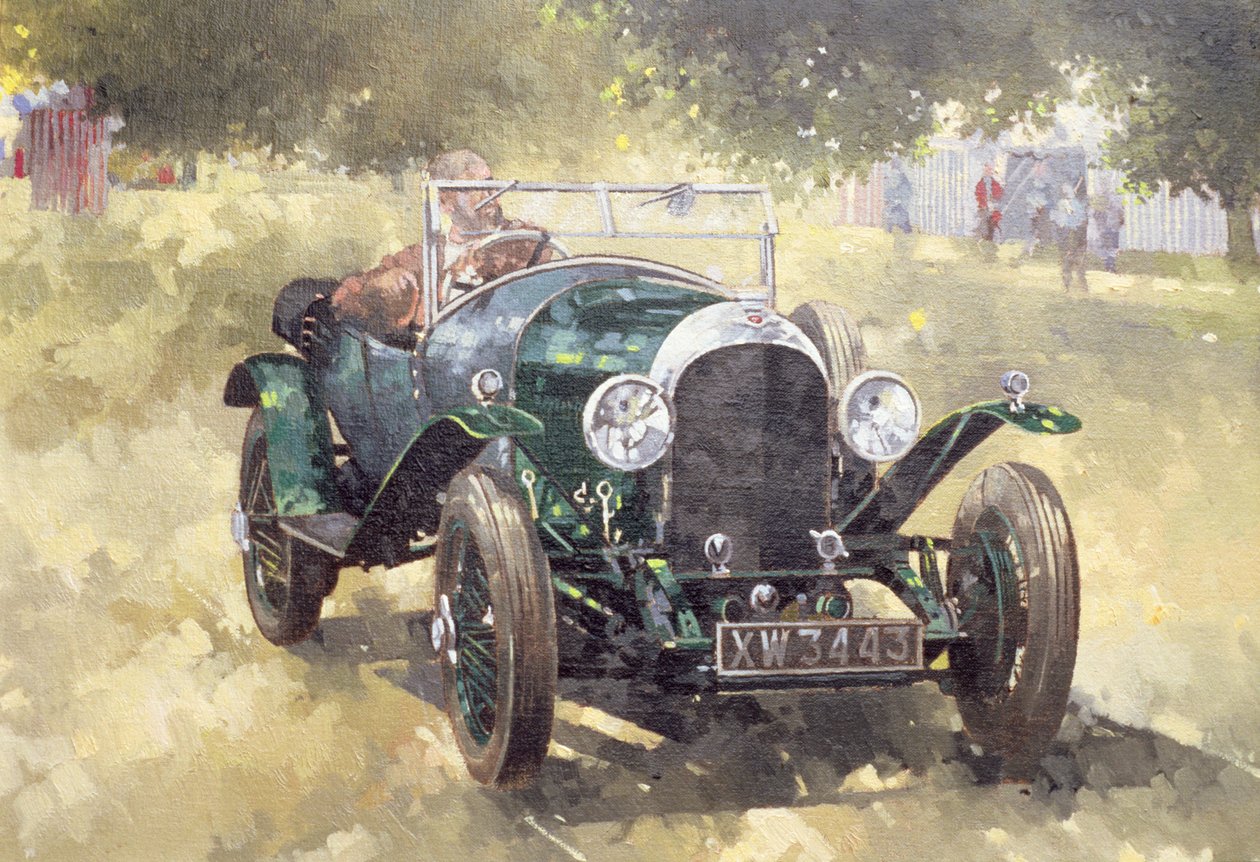A zöld Bentley Althorpnál alkotó: Peter Miller