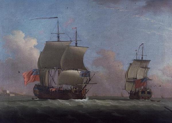 A Royal Yacht Dublin alkotó: Peter Monamy