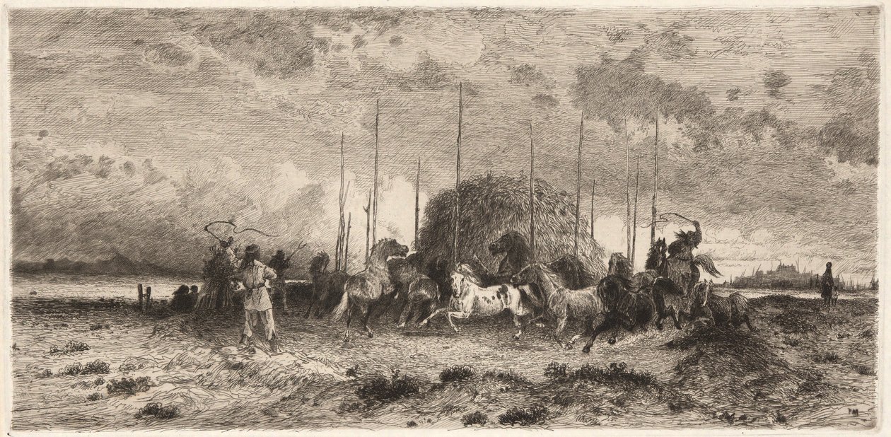 Betakarítás San Juanban, N.M. alkotó: Peter Moran