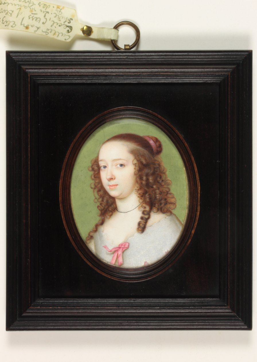 Lady Elizabeth Cecil, Devonshire grófnője (zománc) alkotó: Peter Oliver