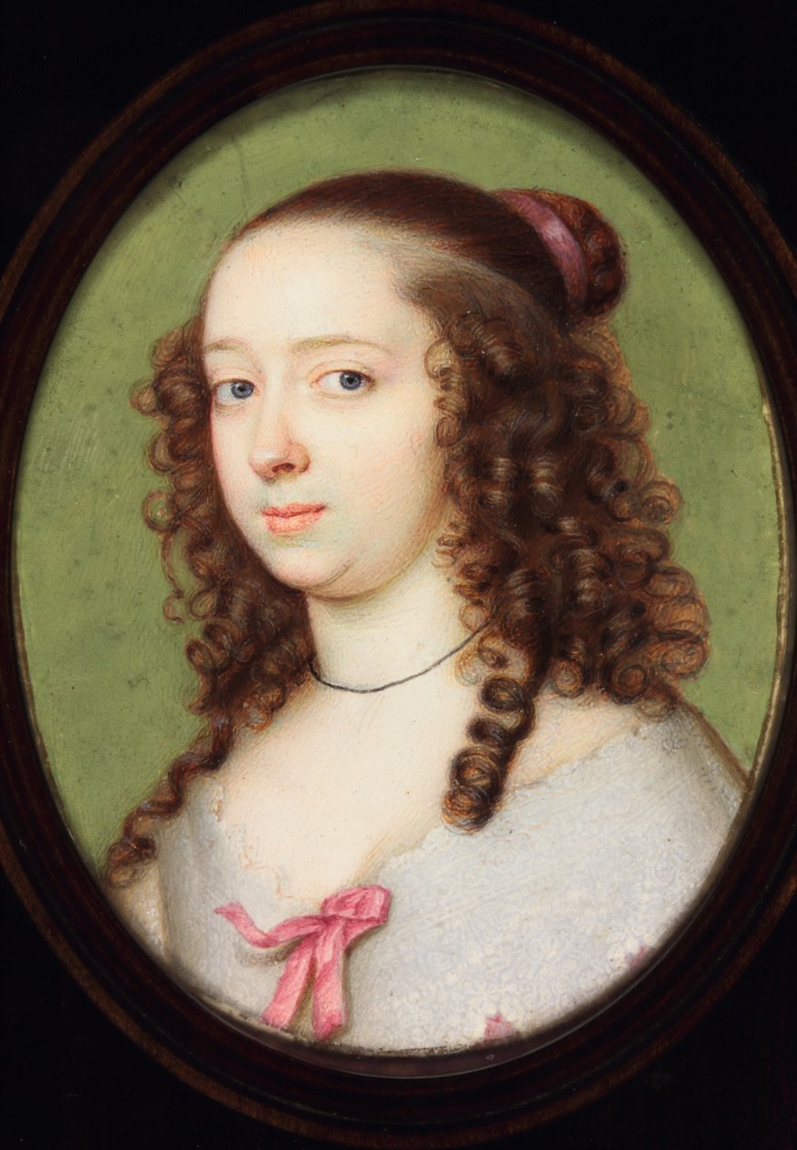Lady Elizabeth Cecil, Devonshire grófnője (zománc) alkotó: Peter Oliver