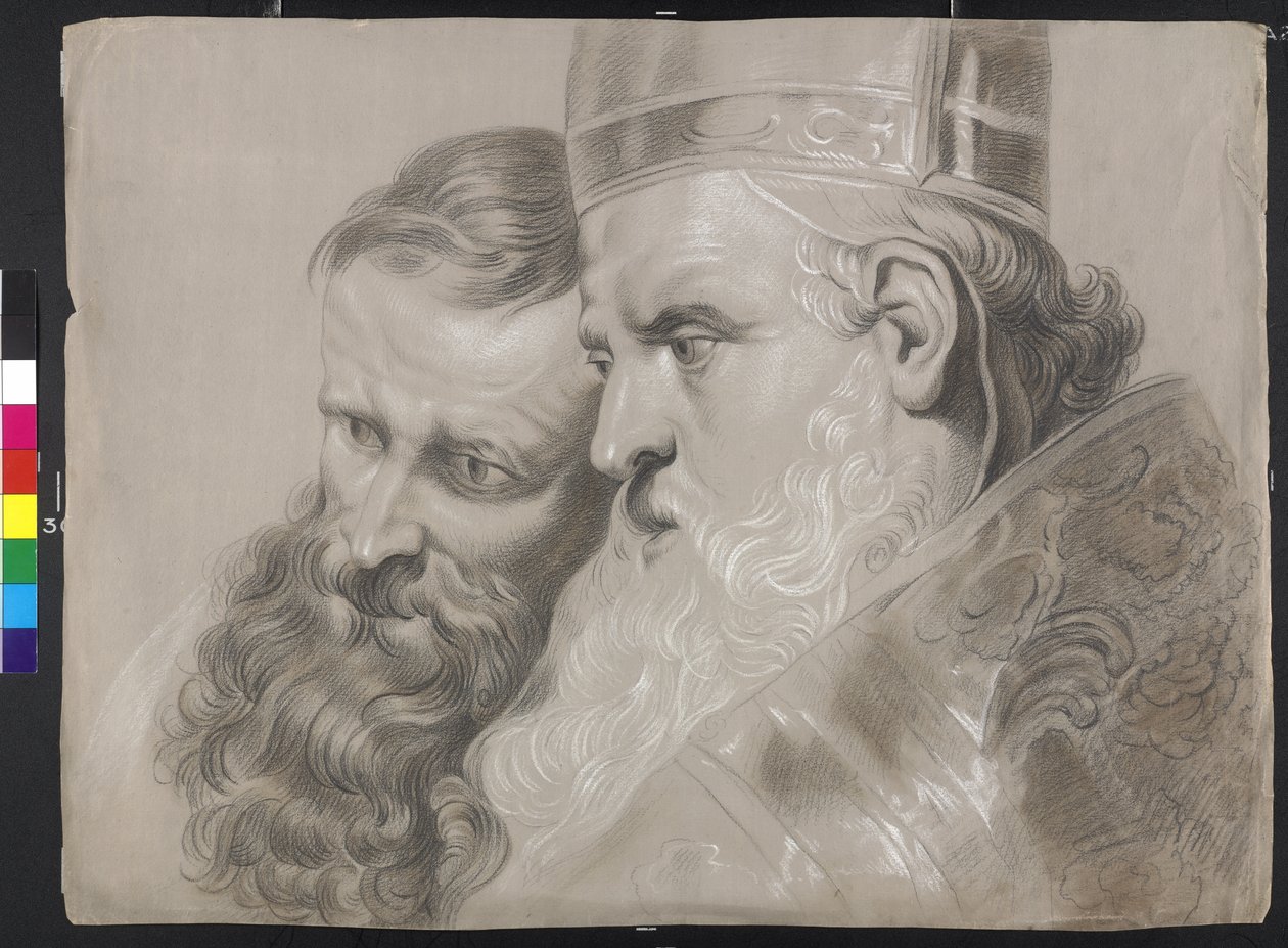 "Szent Ambrus és Theodosius császár" Peter Paul Rubens alkotása alkotó: Peter Paul (after) Rubens