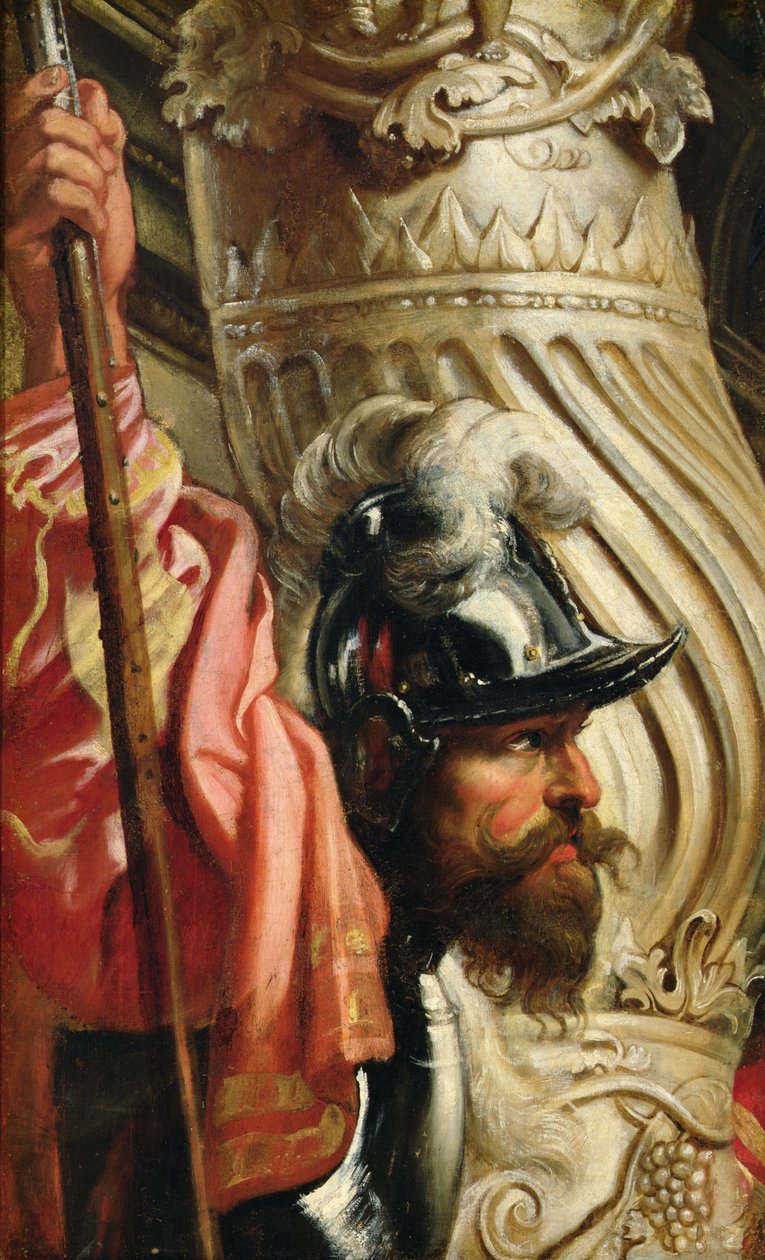 Őrség, a Gonzaga család által imádott Szentháromság töredéke alkotó: Peter Paul Rubens