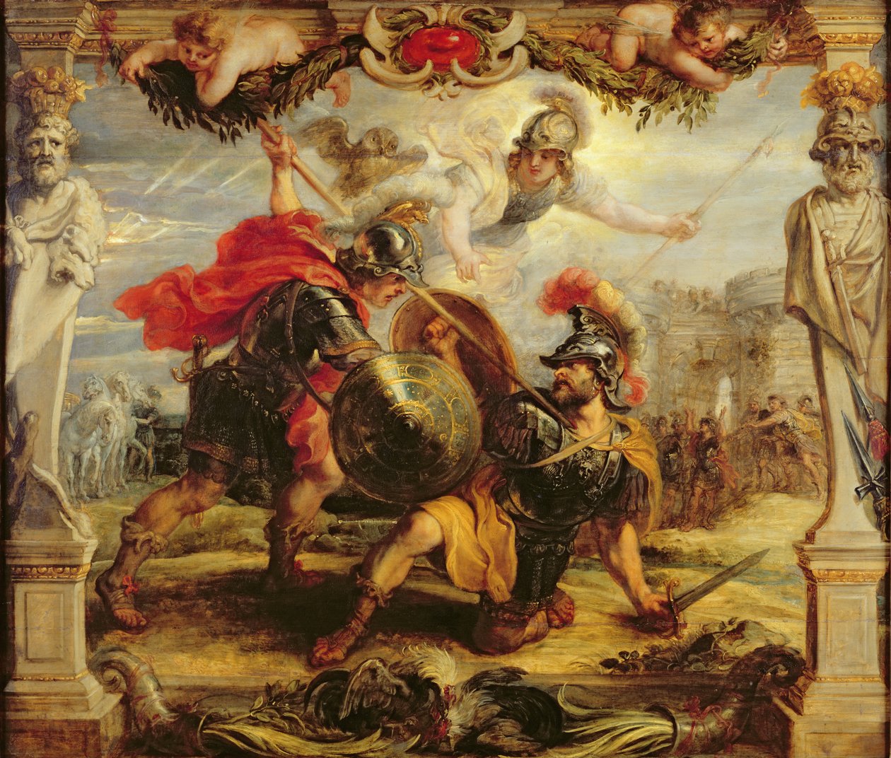 Akhilleusz legyőzi Hektort, 1630-32 alkotó: Peter Paul Rubens