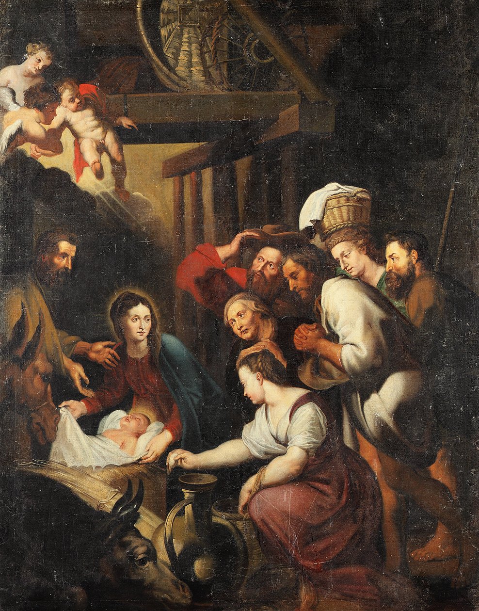 A pásztorok imádása alkotó: Peter Paul Rubens