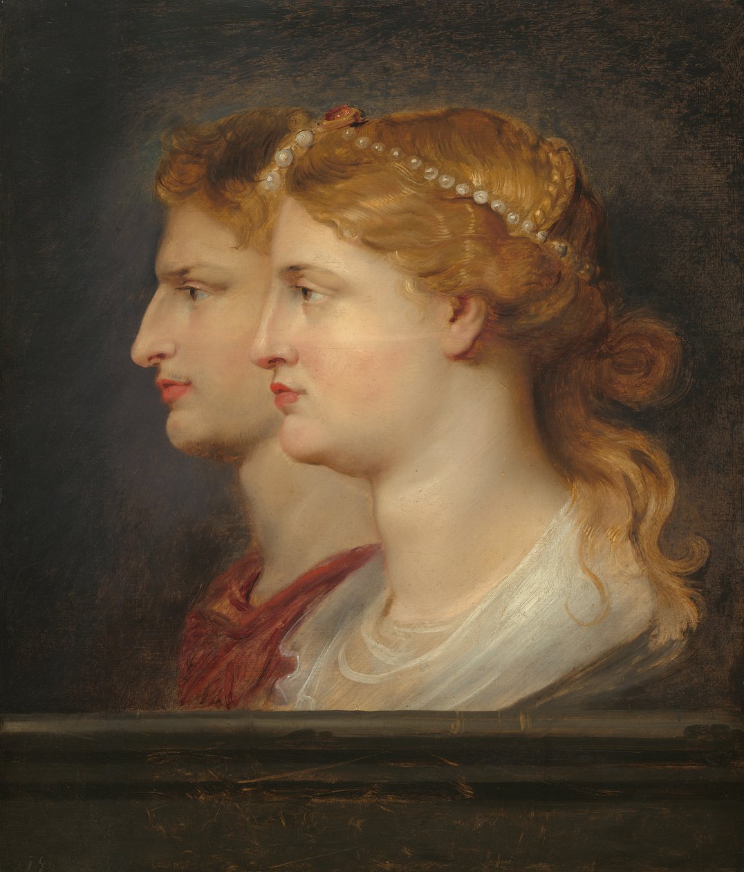 Agrippina és Germanicus, 1614 körül (olaj, tábla) alkotó: Peter Paul Rubens