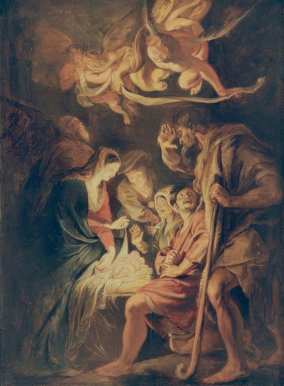 A Pásztorok imádata alkotó: Peter Paul Rubens