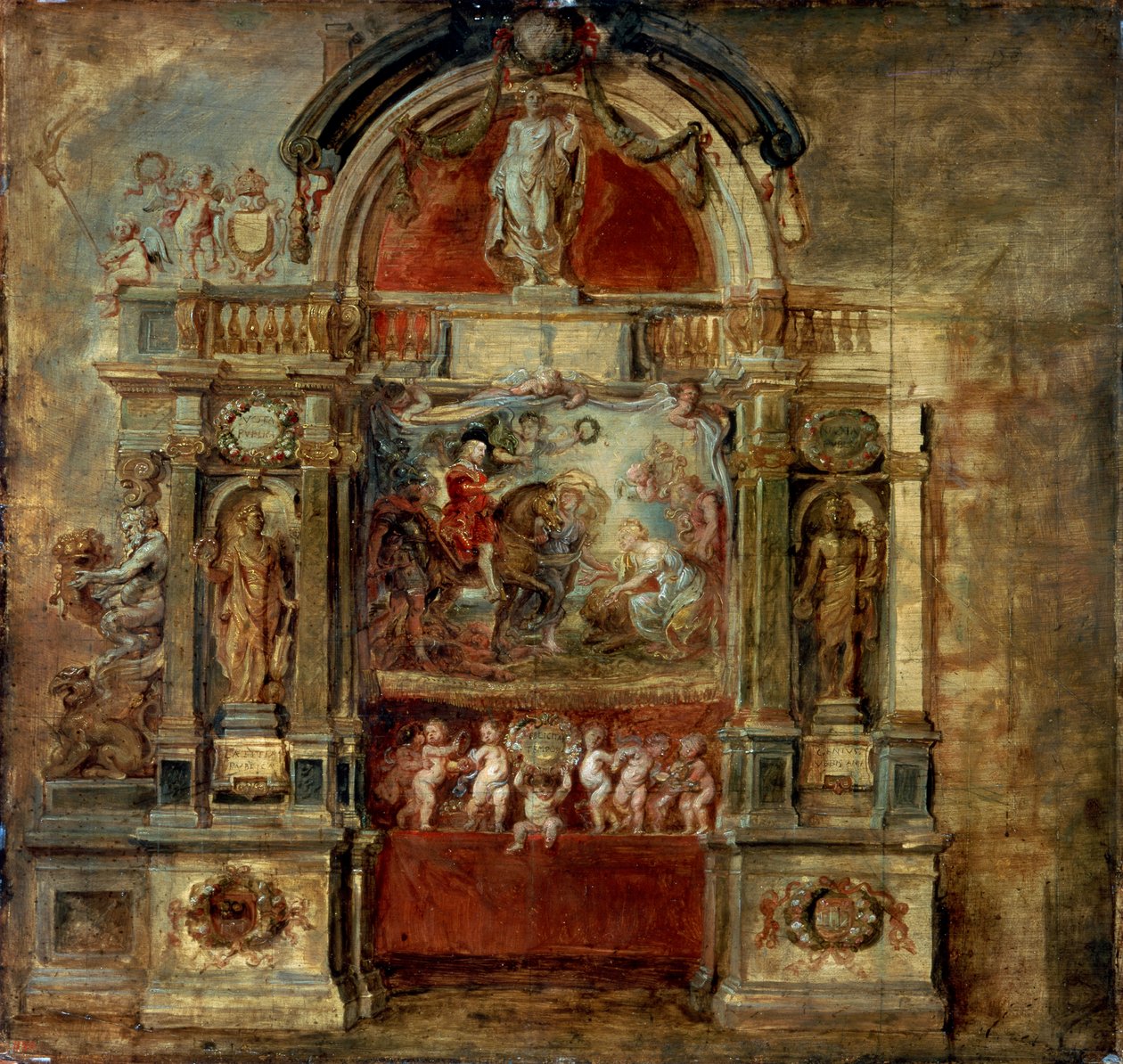 Ferdinánd herceg érkezése, 1634. alkotó: Peter Paul Rubens