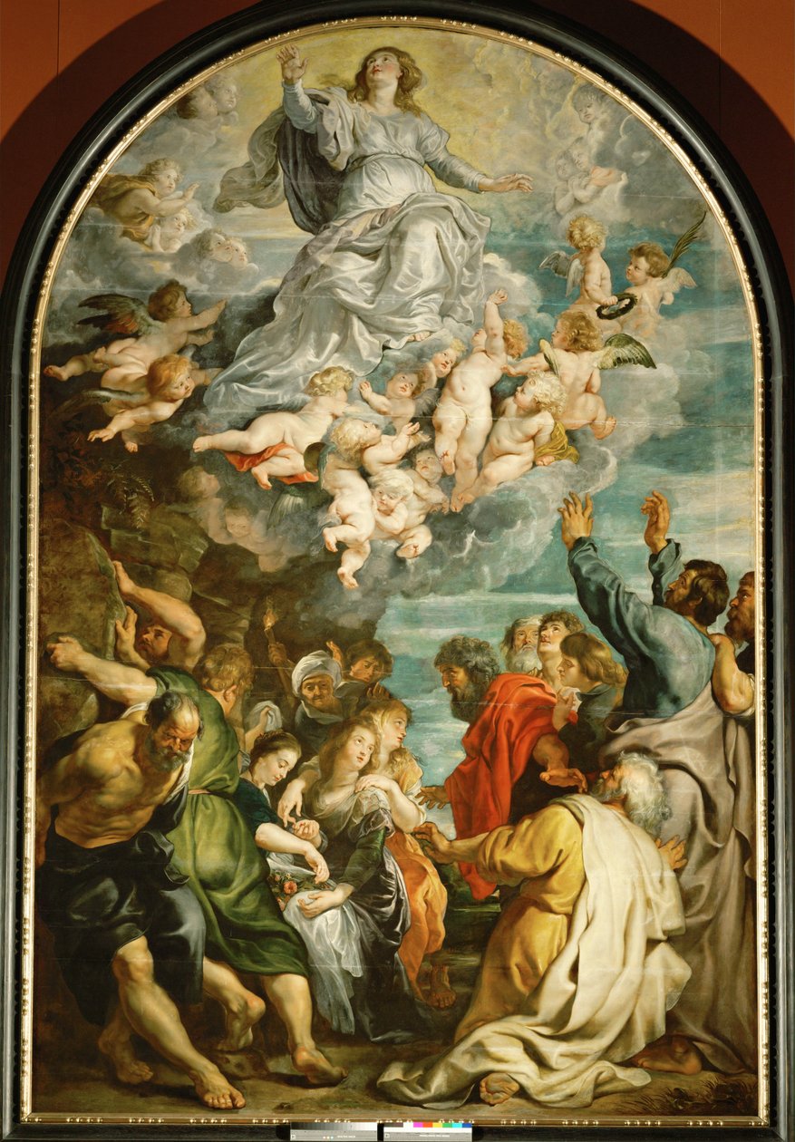 Szent Mária mennybemenetele, 1611-14 körül (festmény tölgyfára) alkotó: Peter Paul Rubens
