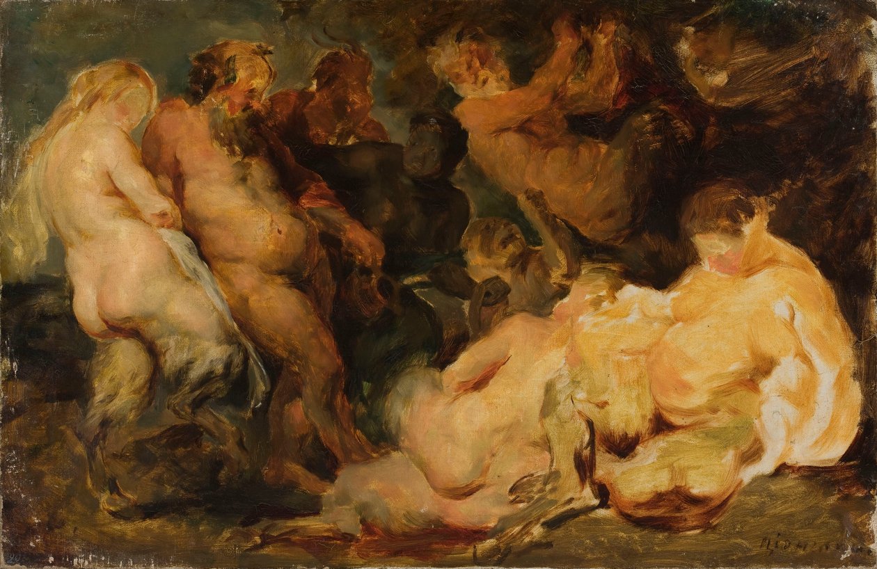 Bacchanália alkotó: Peter Paul Rubens