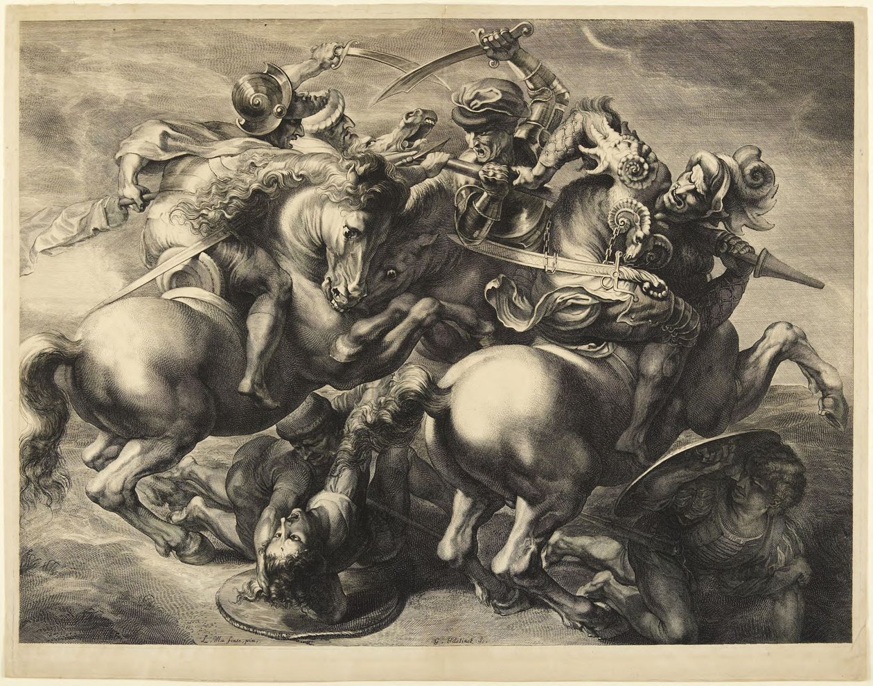 Anghiari csatája alkotó: Peter Paul Rubens