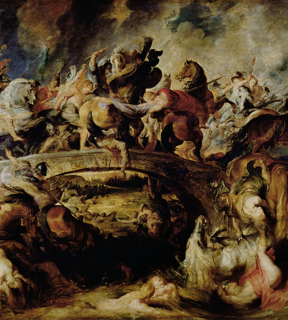 Amazonok és görögök csatája (részlet), 1617 körül alkotó: Peter Paul Rubens
