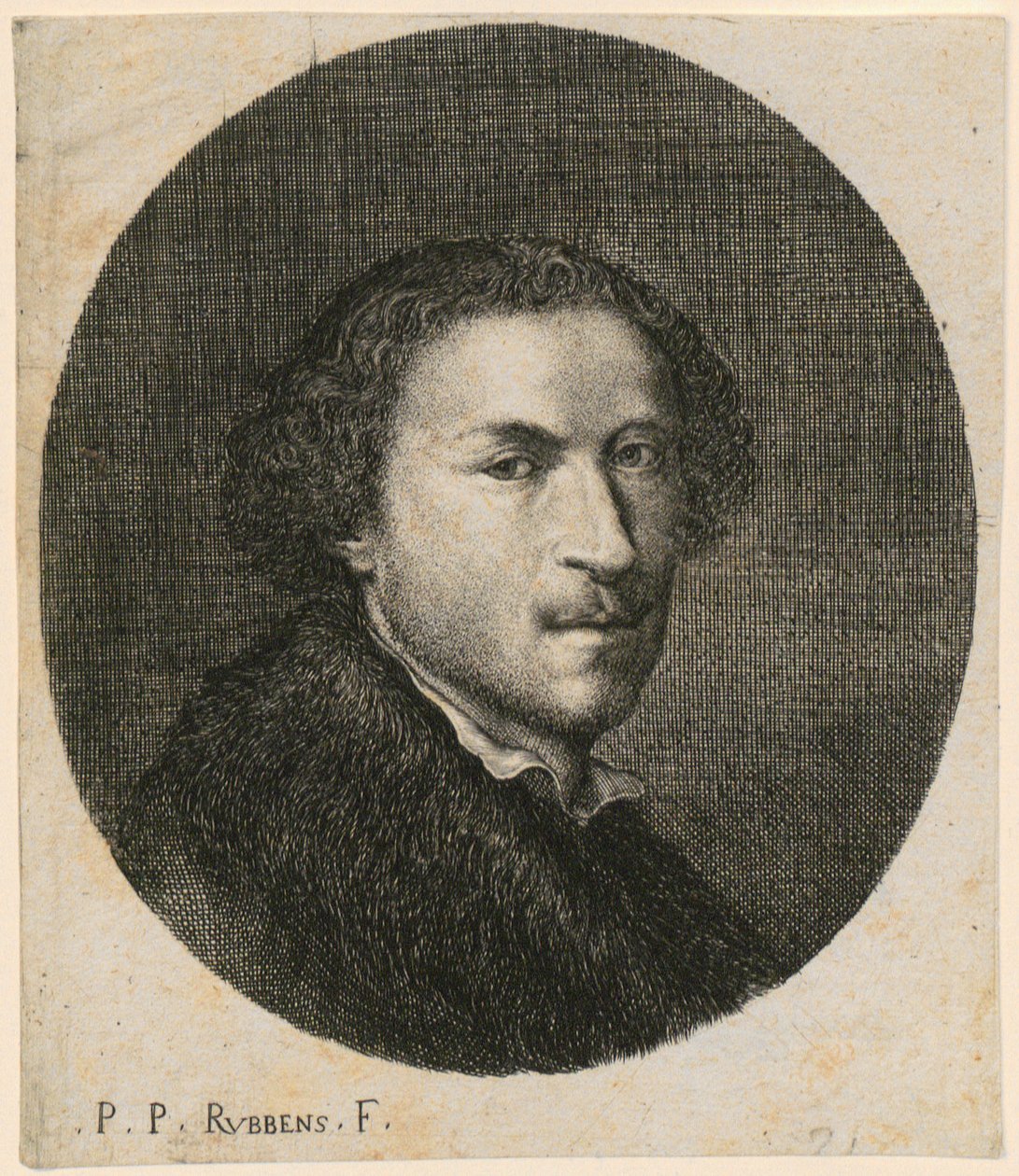 Férfi mellképe, háromnegyedes nézet jobbra alkotó: Peter Paul Rubens