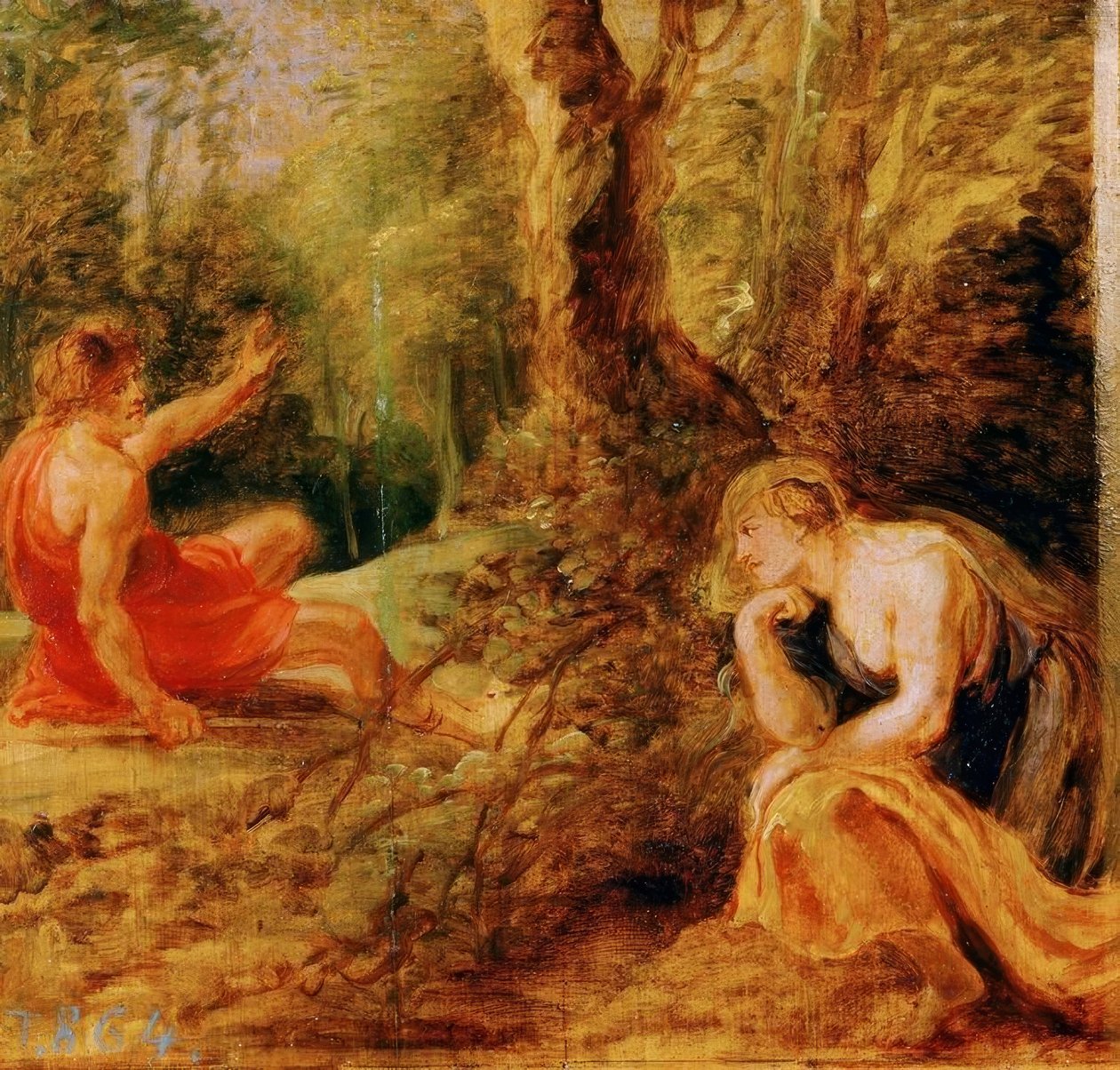 Cephalus und Procris alkotó: Peter Paul Rubens