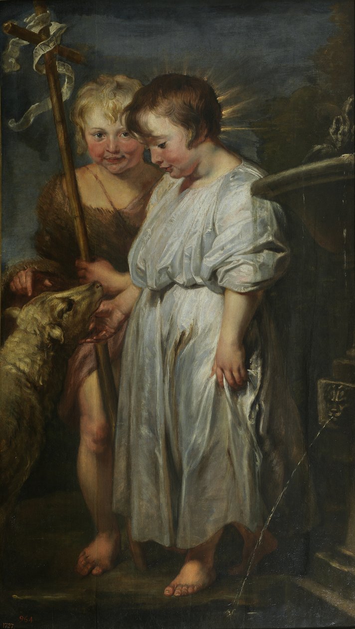 Krisztus és Keresztelő János gyermekként alkotó: Peter Paul Rubens