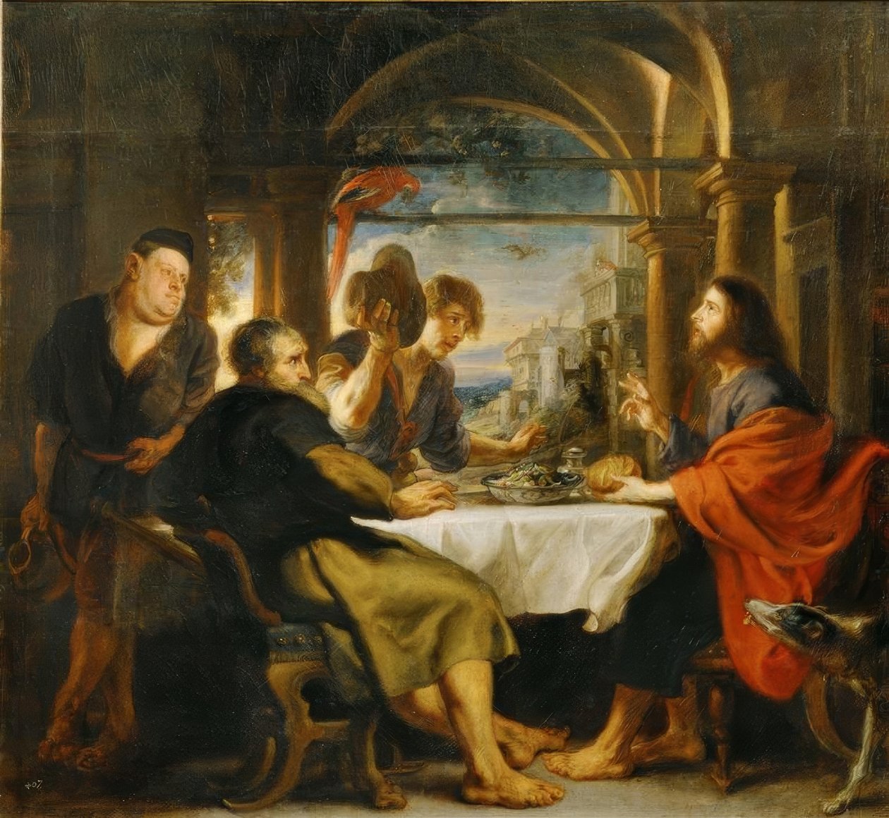 Krisztus Emmausban alkotó: Peter Paul Rubens