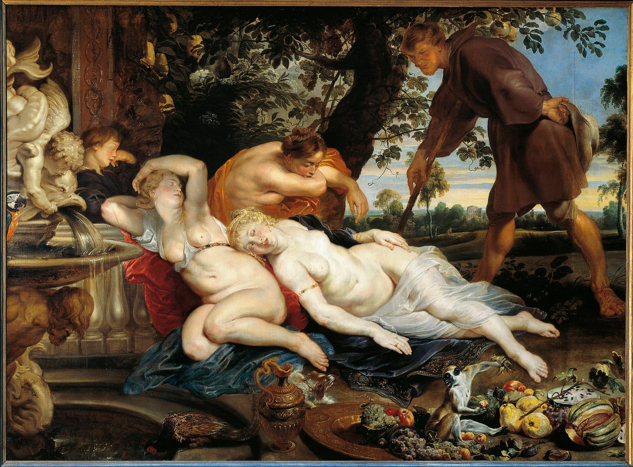 Cimon és Iphigenia (olaj, vászon, 1617 körül) alkotó: Peter Paul Rubens
