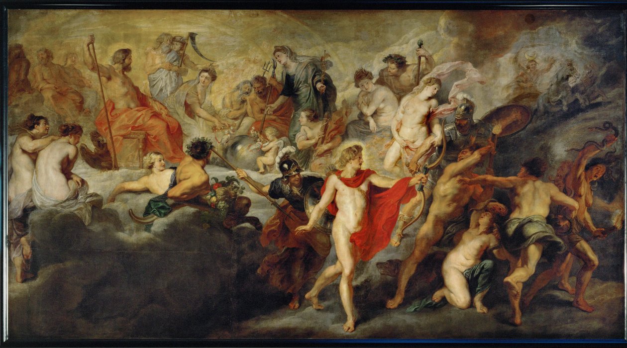 Az istenek tanácsa a spanyol házasságok ügyében alkotó: Peter Paul Rubens