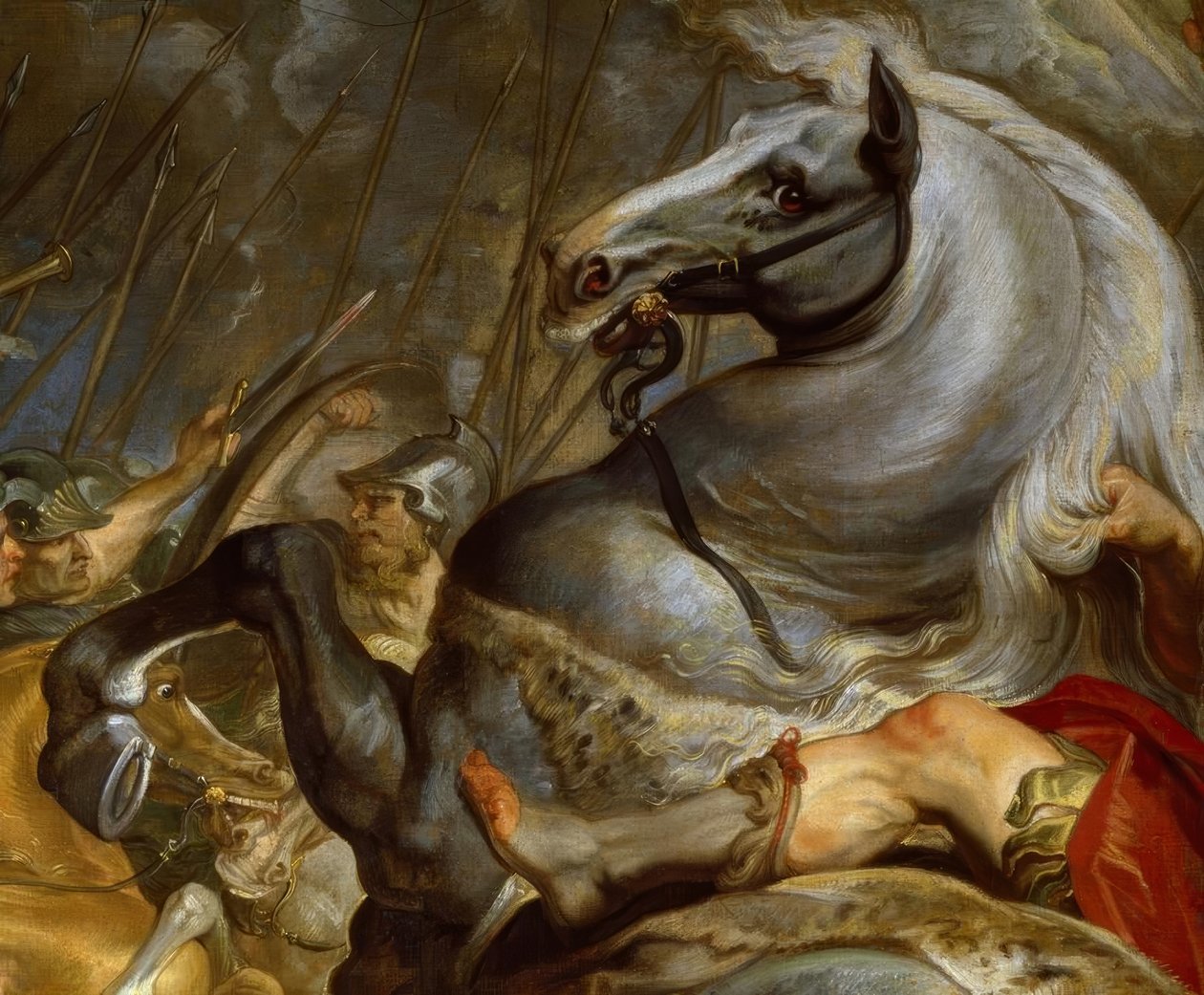 D. Mus, Schlacht / Gem. V. Rubens, részlet alkotó: Peter Paul Rubens