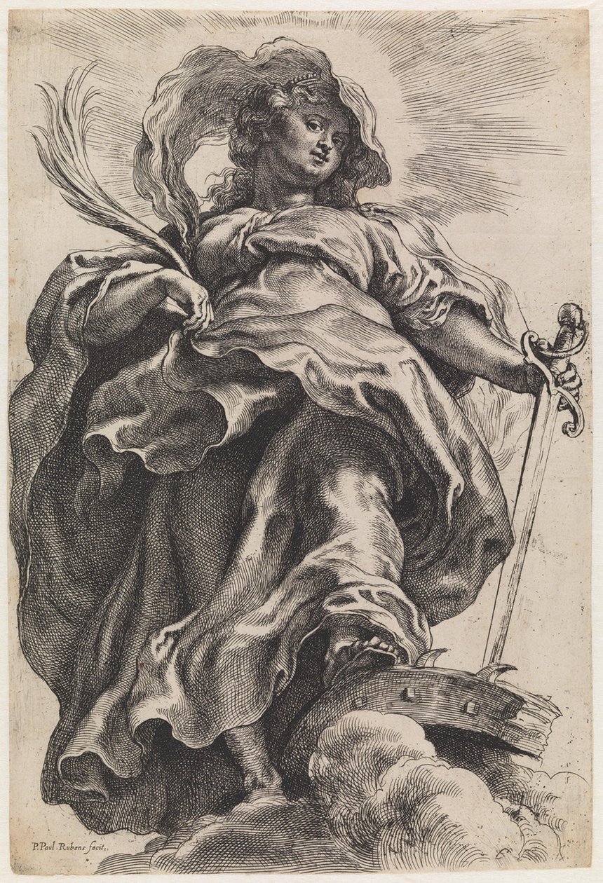 Szent Katalin alkotó: Peter Paul Rubens