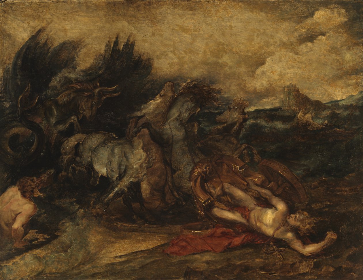 Hippolytus halála alkotó: Peter Paul Rubens