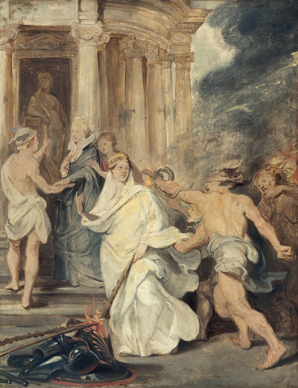 Az angers-i békekötés (vázlat a Medici-ciklushoz) alkotó: Peter Paul Rubens