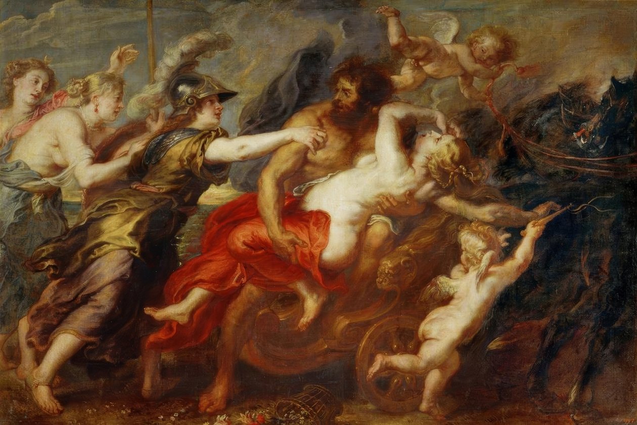 Proserpine megerőszakolása alkotó: Peter Paul Rubens