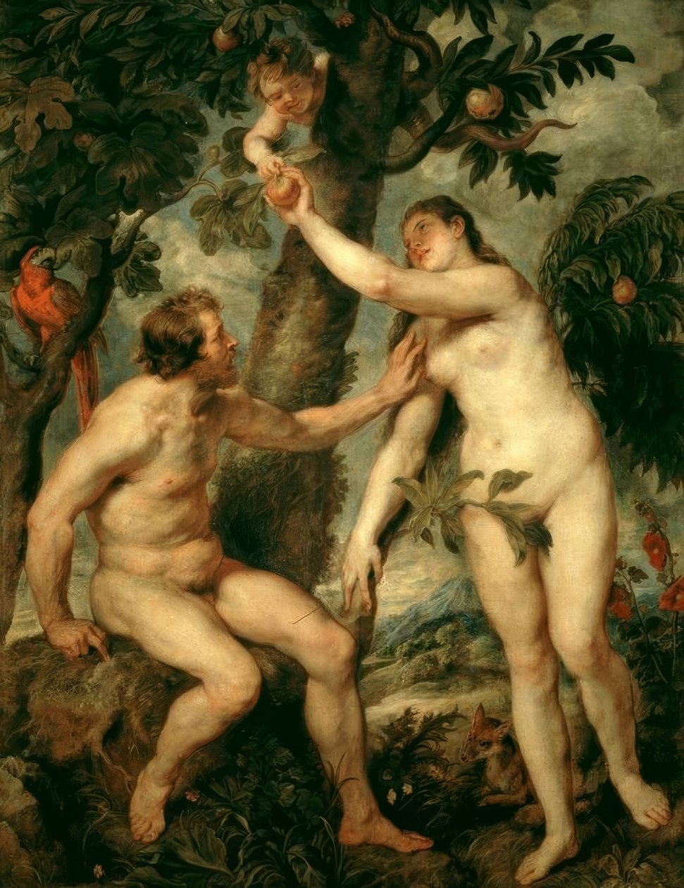 Az ember bukása alkotó: Peter Paul Rubens