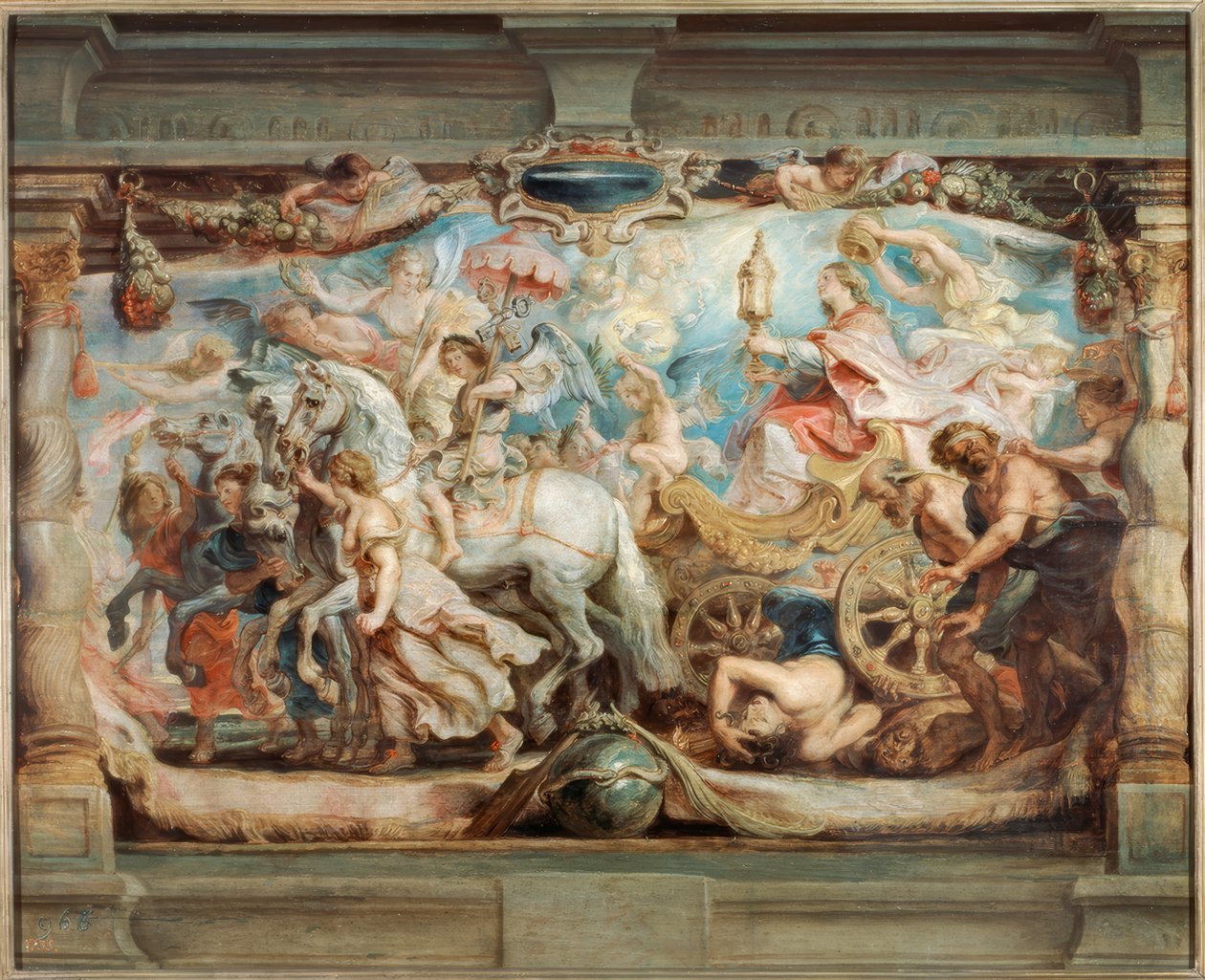 Az egyház diadala a tudatlanság és a tévedés felett alkotó: Peter Paul Rubens