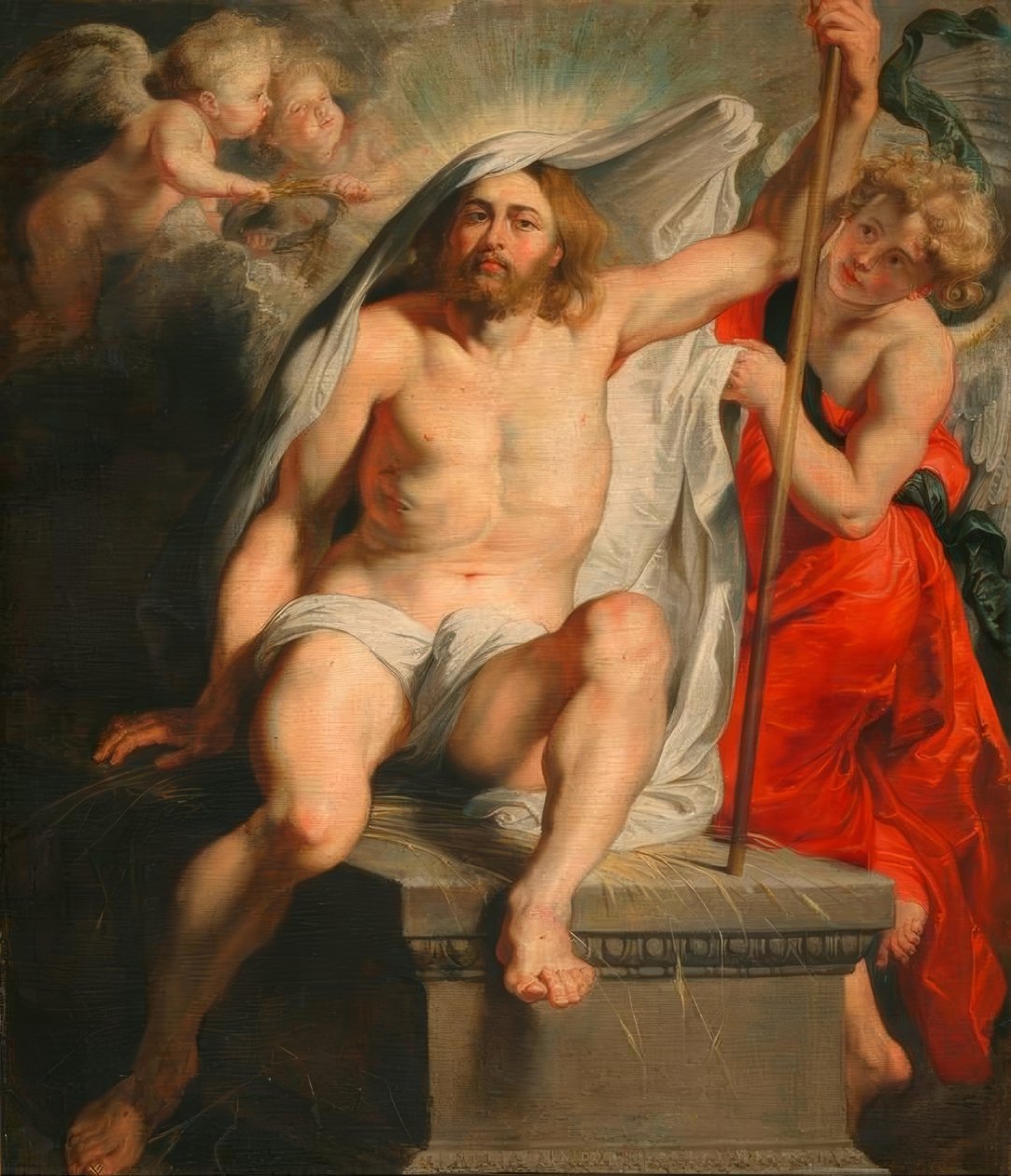 A feltámadt Krisztus diadalmaskodott alkotó: Peter Paul Rubens