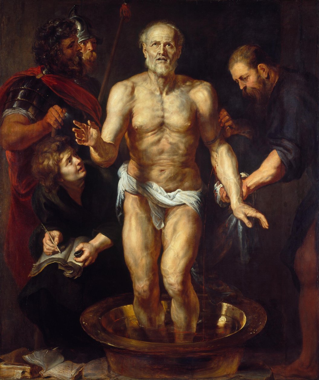 A haldokló Seneca alkotó: Peter Paul Rubens