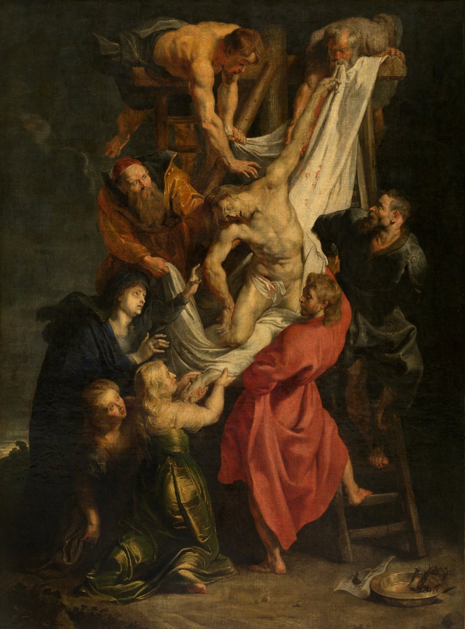 A keresztről való leszállás (olaj, vászon) alkotó: Peter Paul Rubens