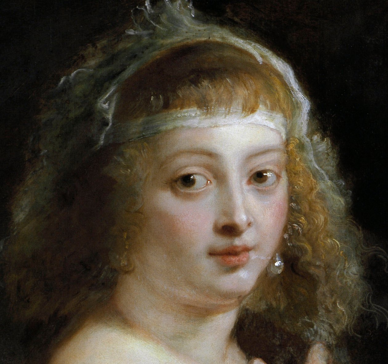 Helene Fourment részlete szőrme köntösben alkotó: Peter Paul Rubens